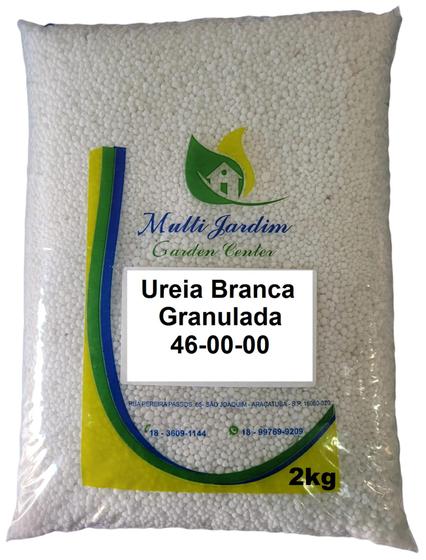 Imagem de 2kg Ureia Branca 46-00-00 Adubo Fertilizante Granulado Gramado Jardim