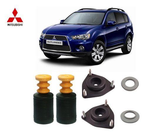 Imagem de 2kit Batente Coxim Rolamento Amortecedor Dianteiro Outlander 2008 2009 2010