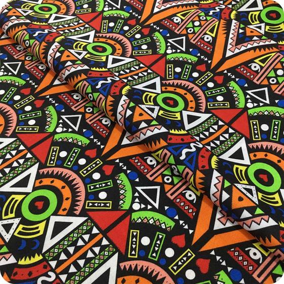 Imagem de 2m Tecido Oxford Estampas Africanas Carnaval Étnico Especial