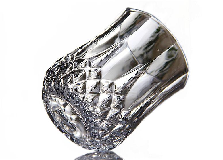 Imagem de 2pcs 220ml Art Design Diamond Crystal Glass Wine Cup