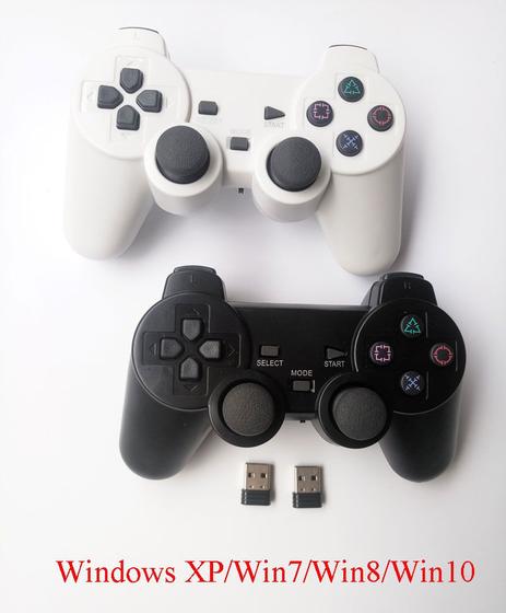 Imagem de 2pcs sem fio gamepad pc game controller 2.4ghz com cor6