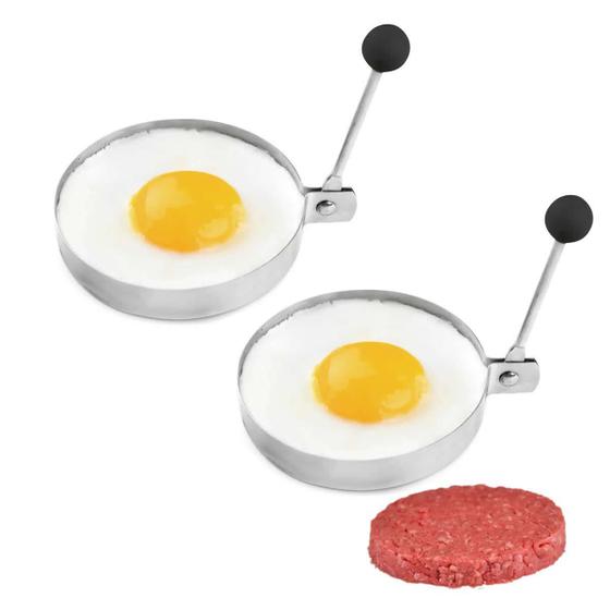 Imagem de 2un Aro Forma modeladora para ovo frito hamburguer e omelete