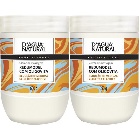 Imagem de 2UN Creme Massagem Redumodel Oligovita 650g D'agua Natural