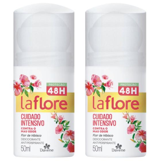 Imagem de 2UN Desodorante La Flore Roll On Flor De Hibisco 50ml Davene