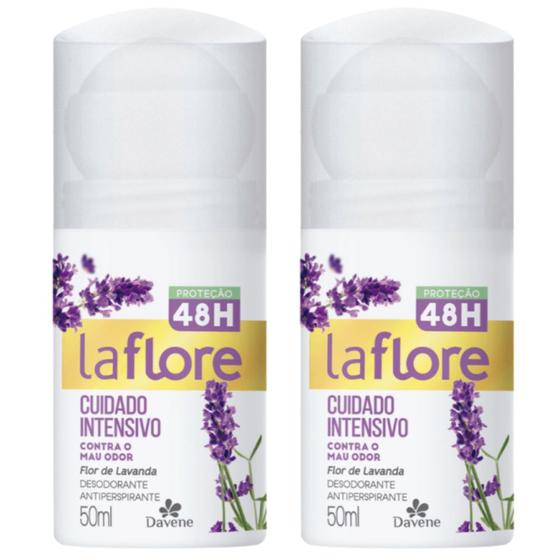 Imagem de 2UN Desodorante La Flore Roll On Flor De Lavanda 50ml Davene