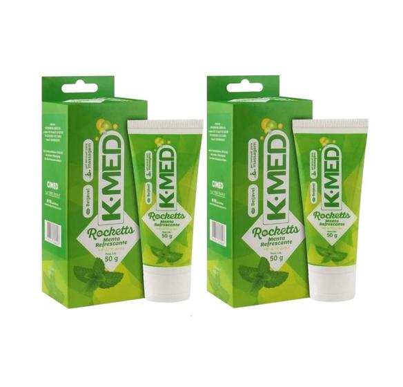 Imagem de 2Un K-Med Rocketts Gel Lubrificante Menta Refrescante De 50g