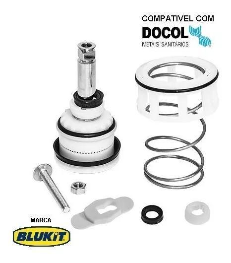 Imagem de 2un Kit Reparo Acionamento Válvula Docol 1.1/4 Completo Com Mola Blukit