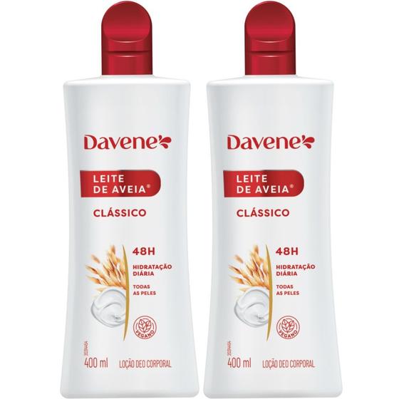 Imagem de 2UN Leite De Aveia Corporal 400ml Todos Os Tipos De Pele Davene