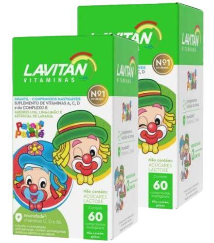 Imagem de 2uni Vitamina Infantil Lavitan Kids Patati Patata 60cp Mast