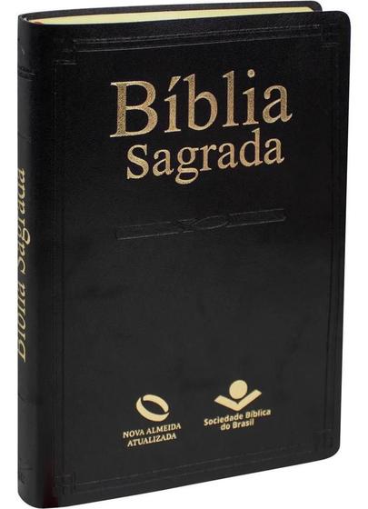 2X Bíblia Sagrada Nova Almeida Atualizada (Naa) Capa Couro S - Outros ...