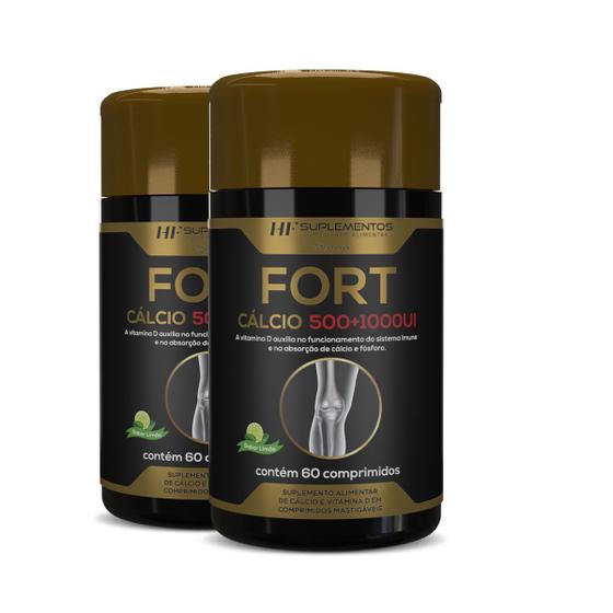 Imagem de 2x calcio com vitamina d 60 comps mastigavel premium