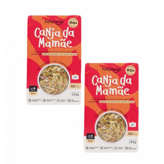 Imagem de 2x Canja da Mamãe - Deliciosa e Nutritiva - Holysoup - 133g