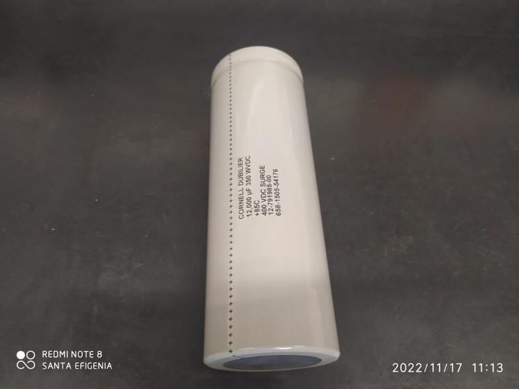 Imagem de 2x Capacitor Eletrolitico 12000uf/350-400v Giga 85º 75x220mm