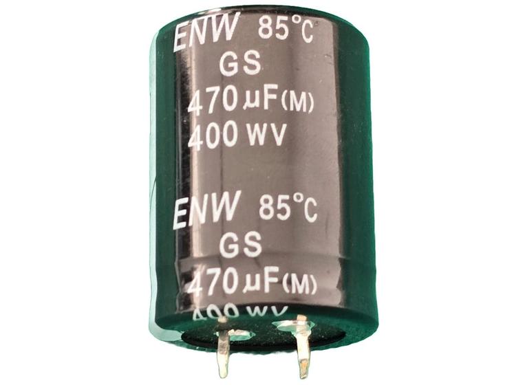 Imagem de 2x Capacitor Eletrolitico 470uf/400v Snap-in 85 30x40mm