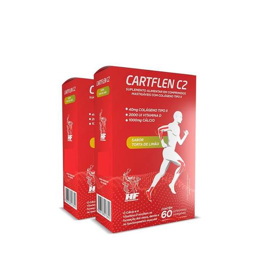 Imagem de 2X Cartflen C2 Colageno Tipo Ii Hf Suplements 60 Comp