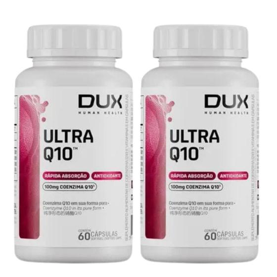 Imagem de 2x Coenzima Q10 100mg Ultra Padronizada Dux 60 Capsulas