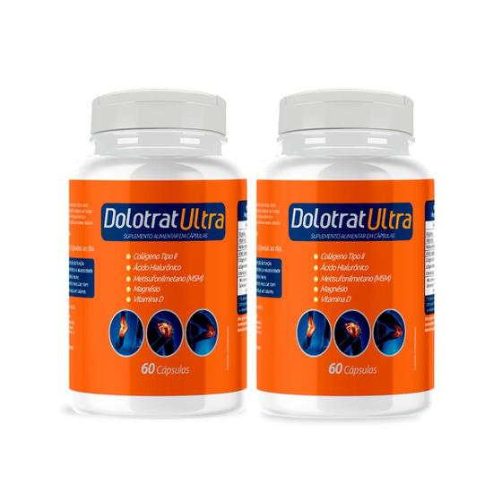 Imagem de 2x dolotrat ultra colageno tipo 2 msm acido hialuronico 60cp