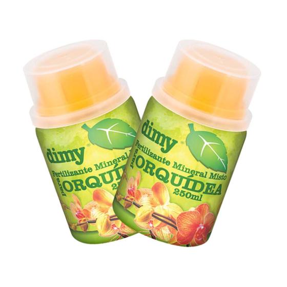 Imagem de 2X Fertilizante Líquido Concentrado Orquídeas (250ml) DIMY