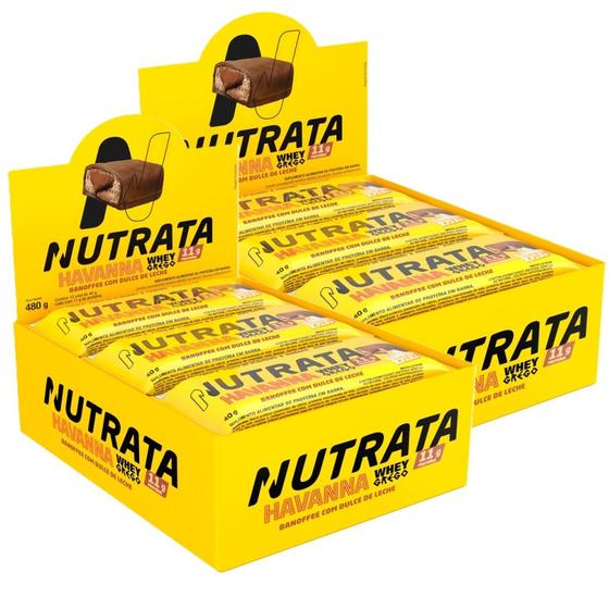 Imagem de 2x Grego Bar Banoffee com Doce de Leite - Nutrata 12 un.