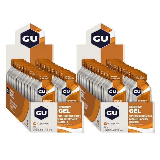 Imagem de 2x Gu Energy Gel Caramelo 24 unidades 32g