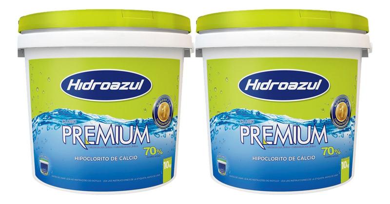 Imagem de 2x Hpcl Hidroazul Super Concentrado 70% Balde Com 10kg