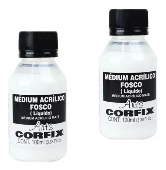 Imagem de 2X Medium Acrílico Fosco Corfix Arts 100ml