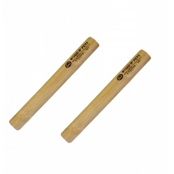 Imagem de 2x Mordedor Natural Wood N Pets Madeira Para Roer- M