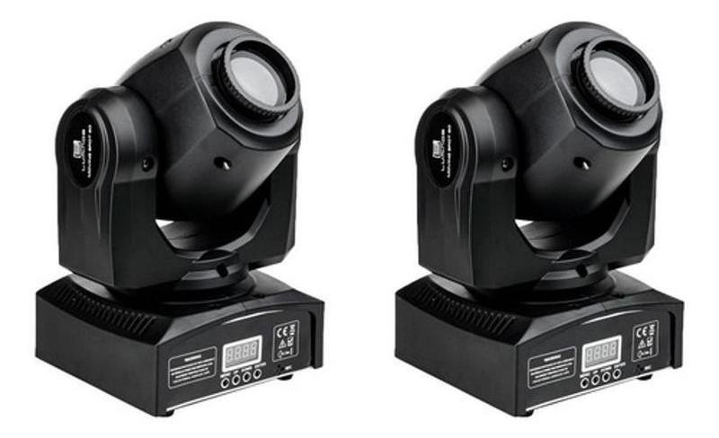 Imagem de 2X Moving Spot Led 60W 8 Discos Gobo + Disco 8 Cores Dmx Dj