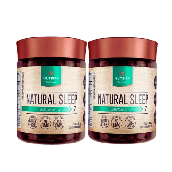 Imagem de 2x Natural Sleep 60 Cápsulas - Nutrify