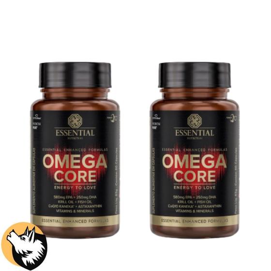 2x ÔMEGA CORE 60UN ESSENTIAL BENEFÍCIOS DO ÔMEGA 3 Ômega 3 / Óleo