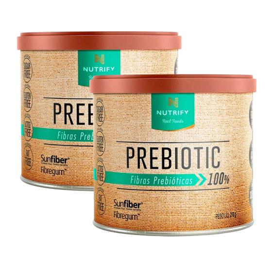 Imagem de 2x Prebiotic 210g - Nutrify Fibras Prebióticas Reguladoras