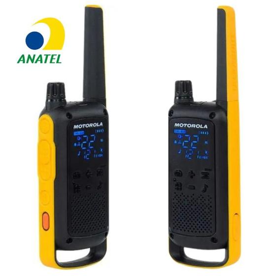 Imagem de 2x Rádio Comunicador MOTOROLA T470BR 35KM HT TALKABOUT
