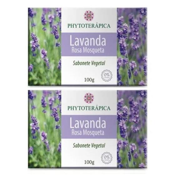 Imagem de 2X Sabonete de Lavanda e Rosa Mosqueta - Phytoterapica