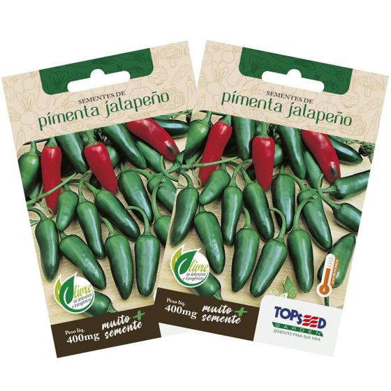 Imagem de 2X Sementes de Pimenta Jalapeno TOPSEED