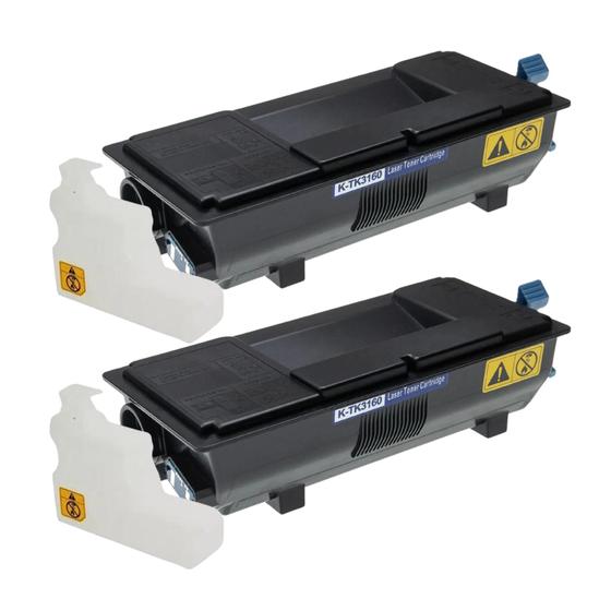 Imagem de 2x Toner Compativel Tk3160 Tk3162 M3645dn M3145dn Novo