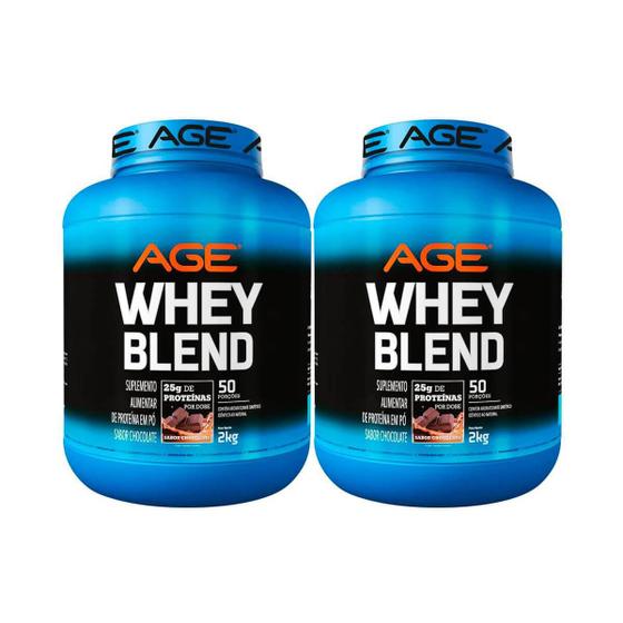 Imagem de 2x Whey Blend - (2Kg) - AGE