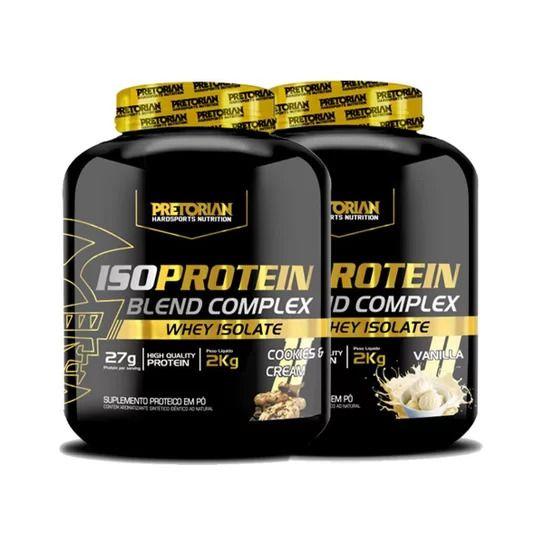 Imagem de 2x WHEY ISOLADO BLEND COMPLEX PROTEIN - PRETORIAN