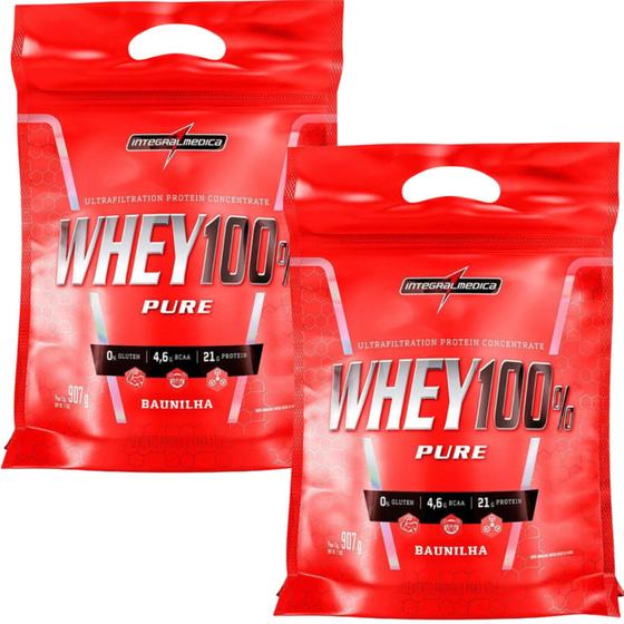 Imagem de 2x Whey Protein Refil 900g