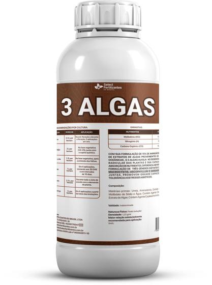 Imagem de 3 algas 1lt - macrocystis, ascophyllum e sargassum