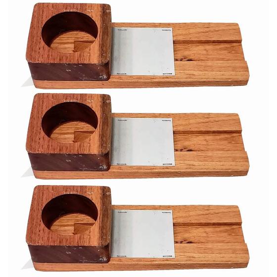 Imagem de 3 Alimentador Bordmann Comprido Original Caixa Abelha Madeir