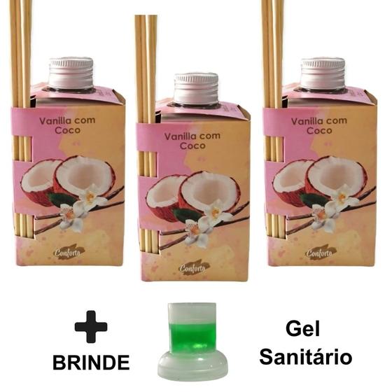 3 Aromatizante Ambiente Luz Aroma Difusor Palito Perfume Casa 280ml ...