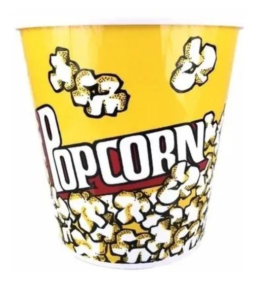 Imagem de 3 Baldes Para Pipoca Popcorn 1 Litro (1000g) Cinema Em Casa