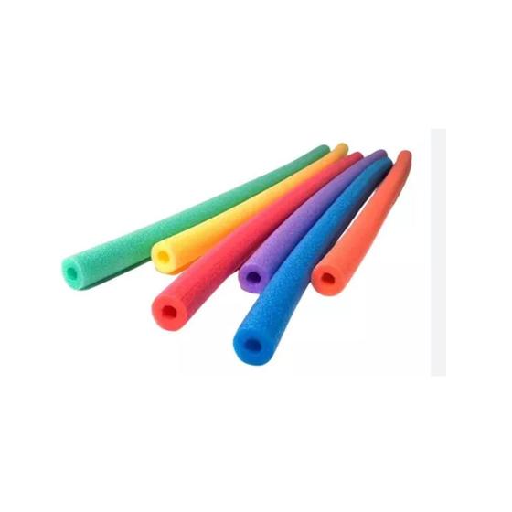 Imagem de 3 Boias Espaguete Macarrão C/ Furo Flutuador Piscina cores sortidas -a+flex