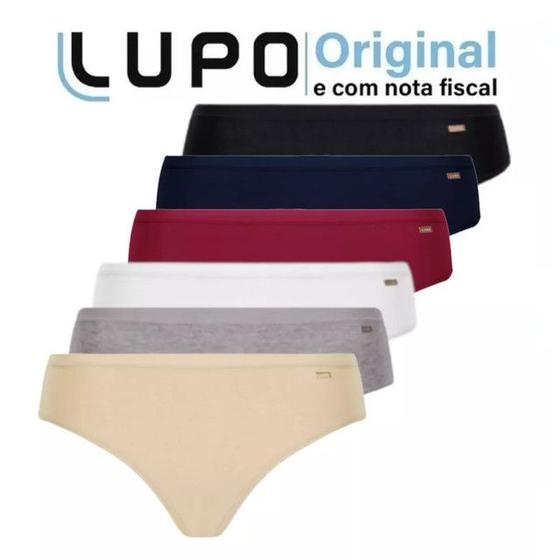 3 Calcinhas Lupo Algodão Biquini Biquini 40353 Imagem de 3 Calcinhas Lupo Algodão Biquini Biquini 40353