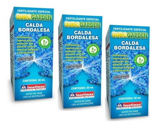 Imagem de 3 Calda Bordalesa Pronta Para Uso ( Cal + Sulfato De Cobre )