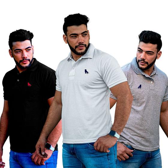 Imagem de 3 Camisas Gola Polo Esporte E Casual Para Usar No Dia A Dia