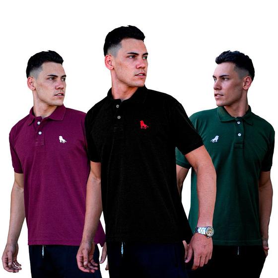 Imagem de 3 Camisas Polo Preço Atacado Direto Da Fabrica Para Revenda