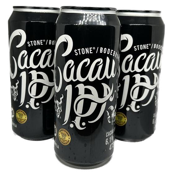 3 Cerveja Cacau Ipa lata 473ml Pale Ale Caramelo Bodebrown