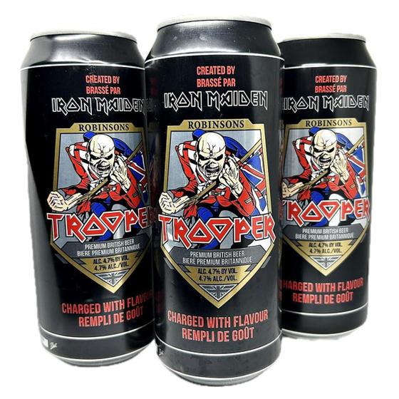 Imagem de 3 Cervejas Trooper Inglaterra Premium British Cítrica 500Ml