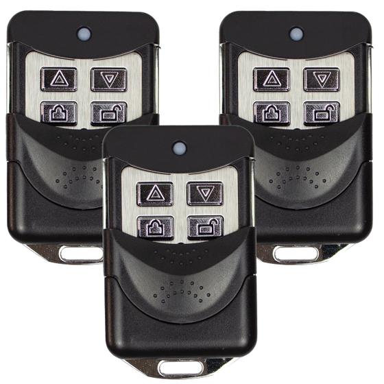 3 Controles Remoto P/ Porta De Aço Automática Enrolar Volzer Menor preço em 3 Controles Remoto P/ Porta De Aço Automática Enrolar Volzer